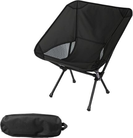 Ultralight Black Compact Backpacking Chair