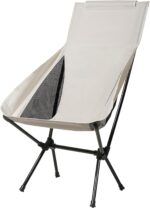 Ultralight Black Compact Backpacking Chair - Hình 9