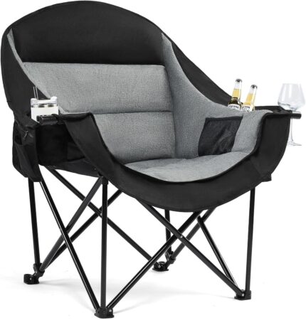 Oversized Moon Saucer Camping Chair