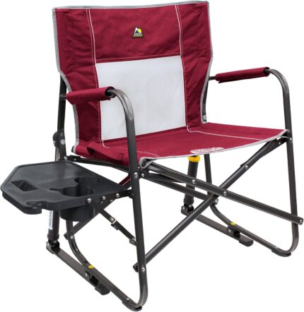 Burgundy Rocker Chair