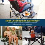 Burgundy Rocker Chair - Hình 6