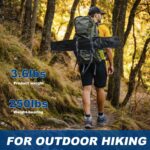 Sturdy Black Folding Camp Chairs - Hình 5