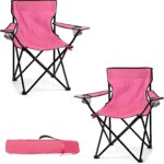 Sturdy Black Folding Camp Chairs - Hình 14