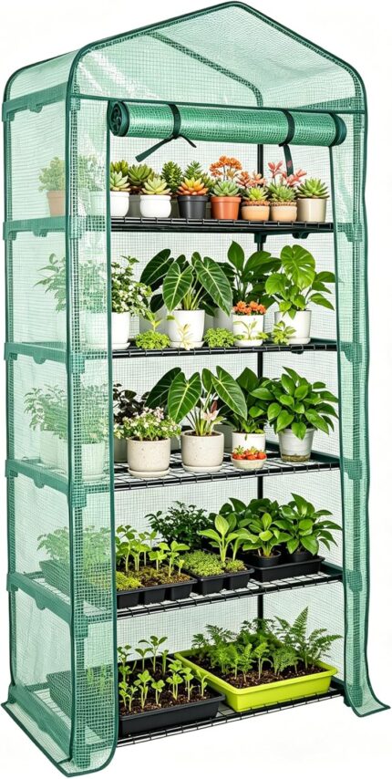 5-Tier Portable Mini Greenhouse