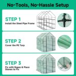 Compact Walk-In Greenhouse - Hình 6