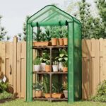 Compact Wooden Shelf Greenhouse - Hình 11
