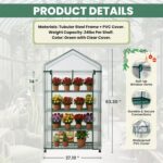 4-Tier Portable Mini Greenhouse - Hình 3