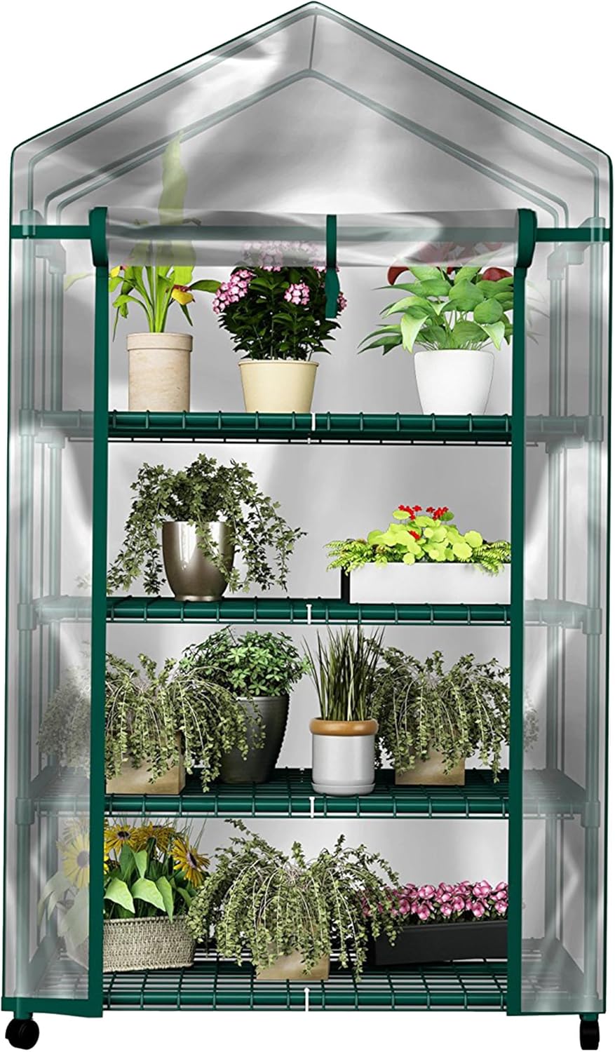 Portable Mini Greenhouse 4-Tier Portable Mini Greenhouse