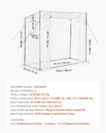Large Walk-In Portable Greenhouse - Hình 8
