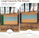 Industrial Rustic Mobile File Cabinet - image 7