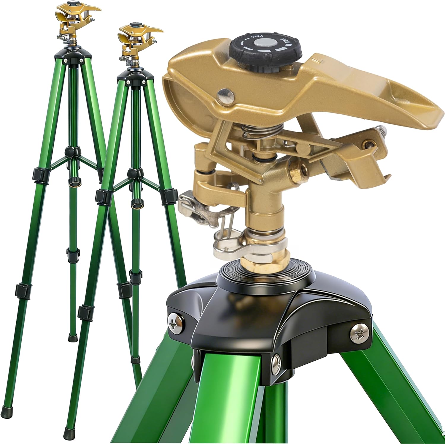 Adjustable Tripod Sprinkler Brass Impact Sprinkler Tripod