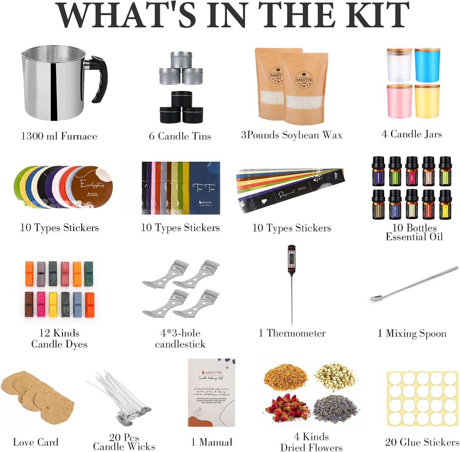 Complete Deluxe Candle Making Kit - image 2