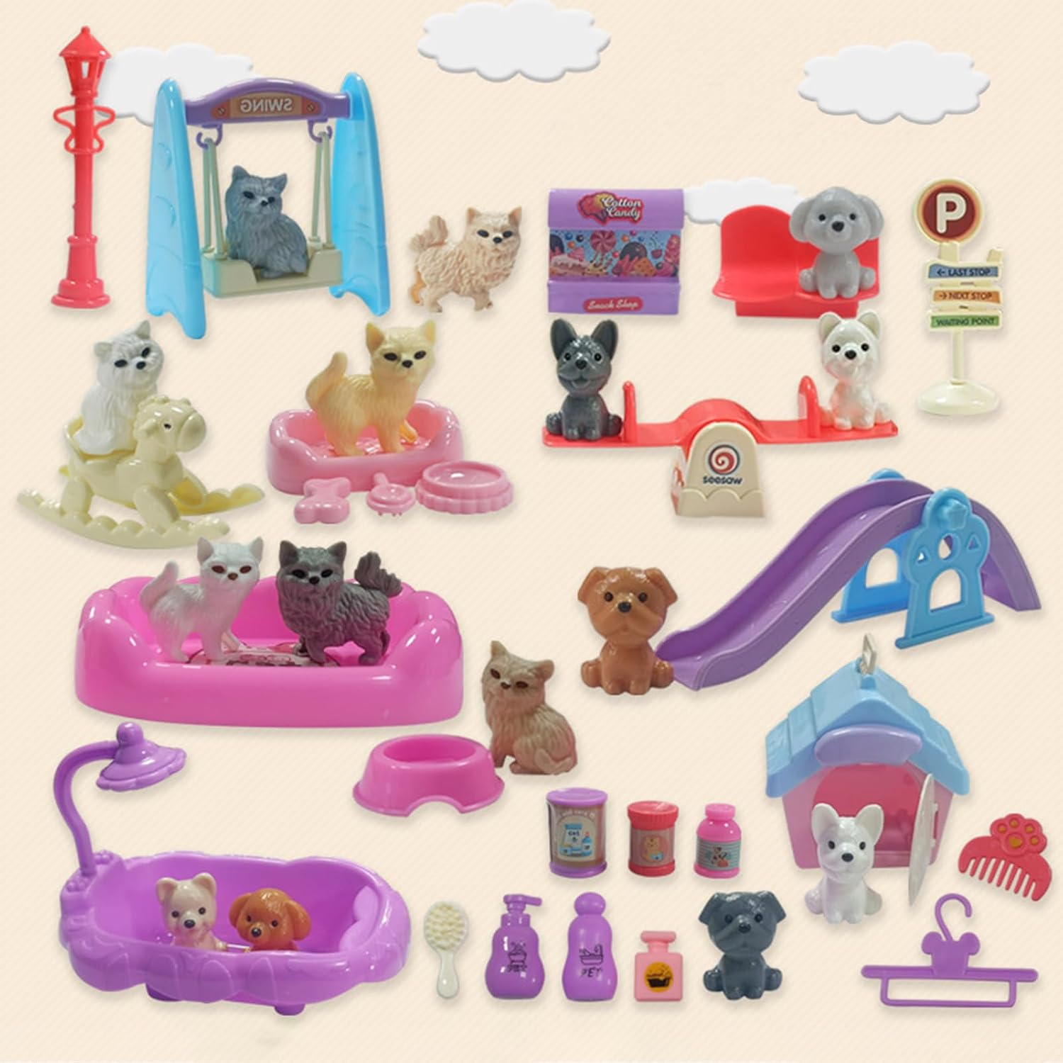 Deluxe Pet Playground Set
