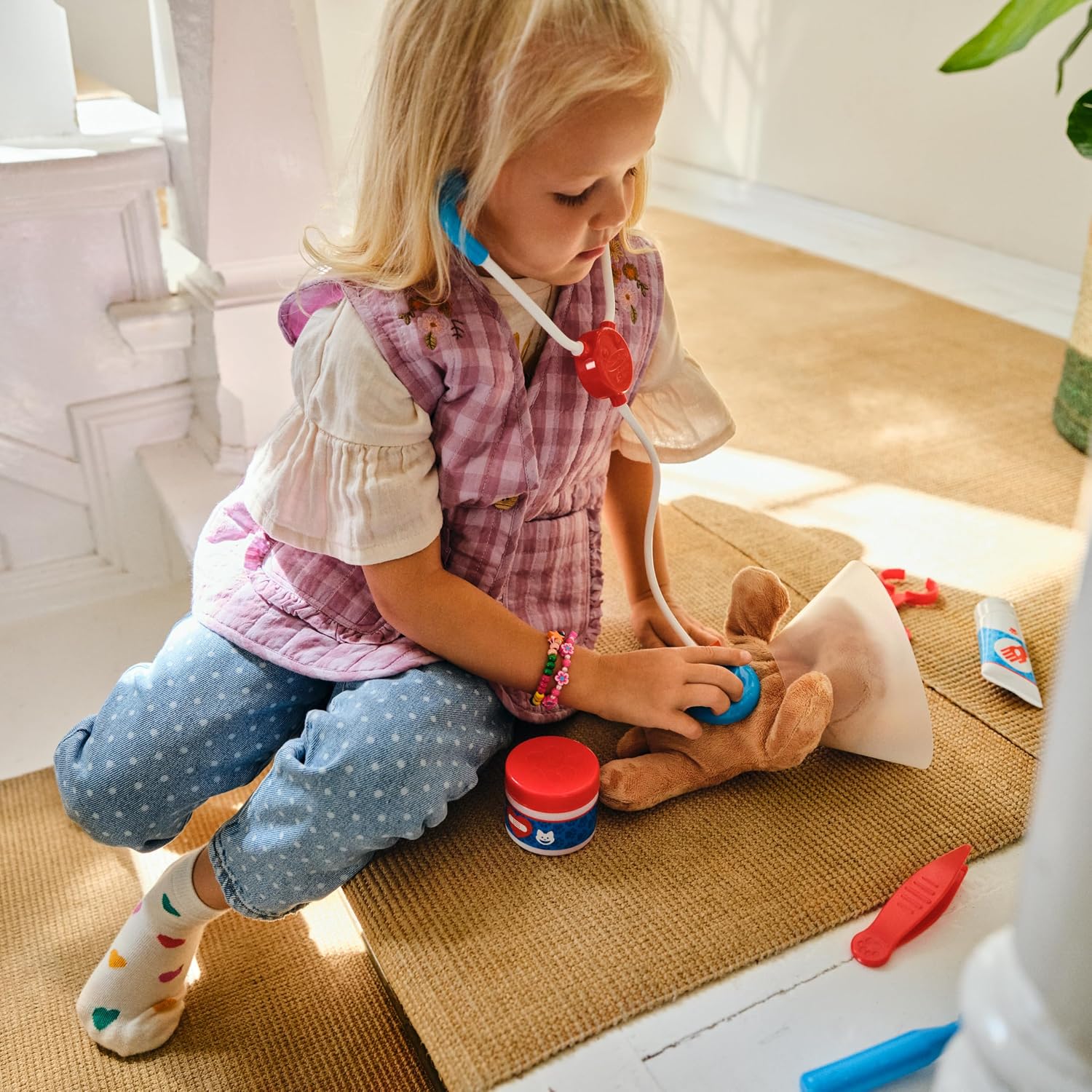 Deluxe Pet Vet Play Set — 24-Piece Animal Care Kit — image 2
