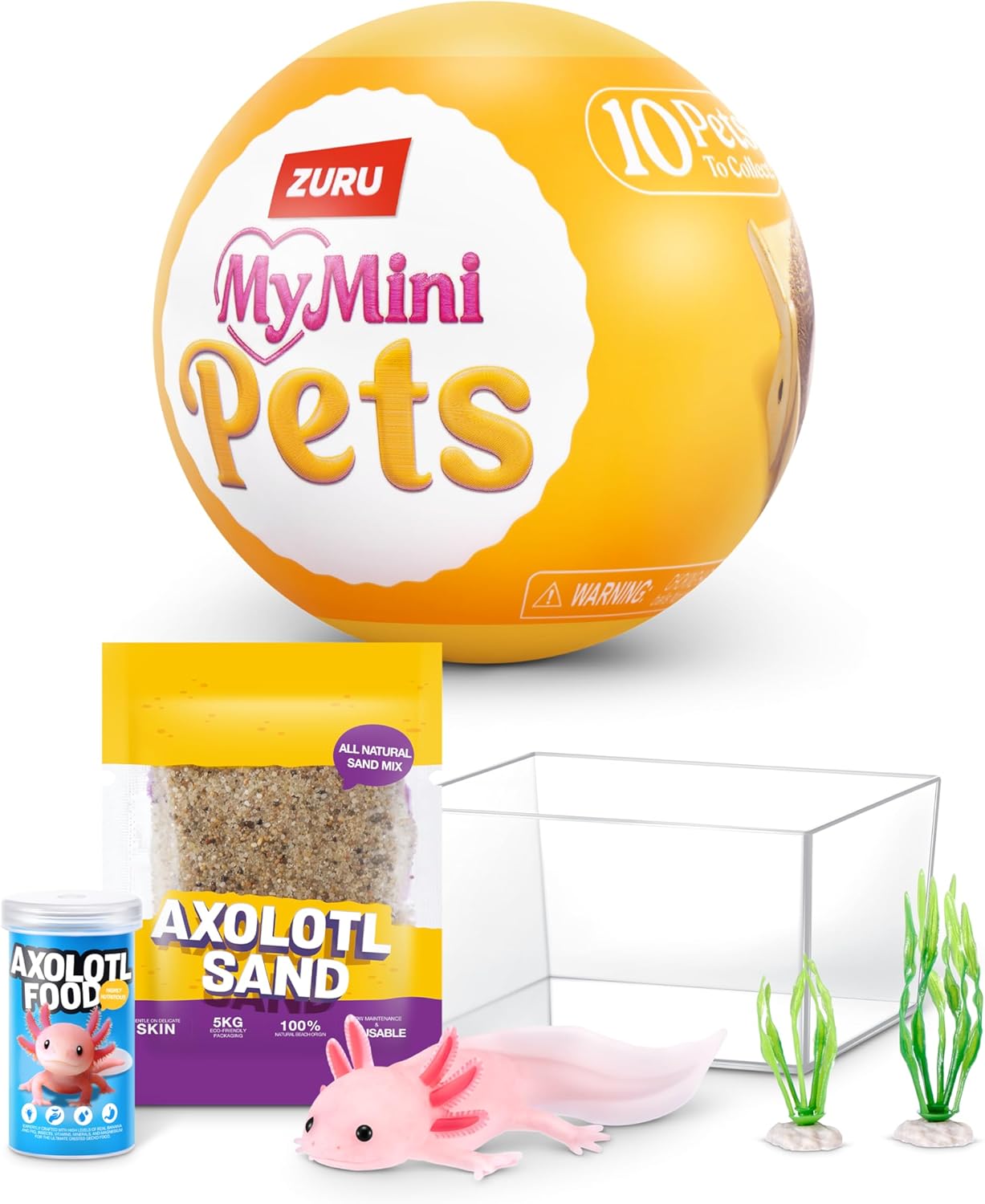 Mini Pets Axolotl Playset — Surprise Collectible