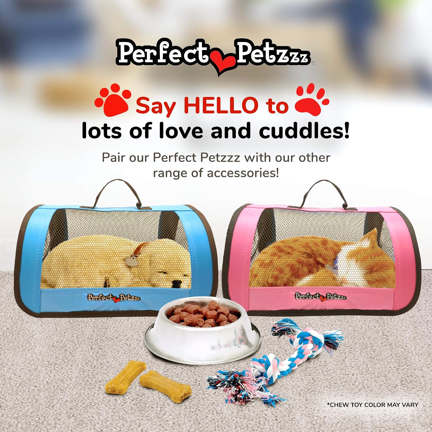 Plush Pet Accessory Kit — Dog Food Bowl, Treats & Brush — image 6