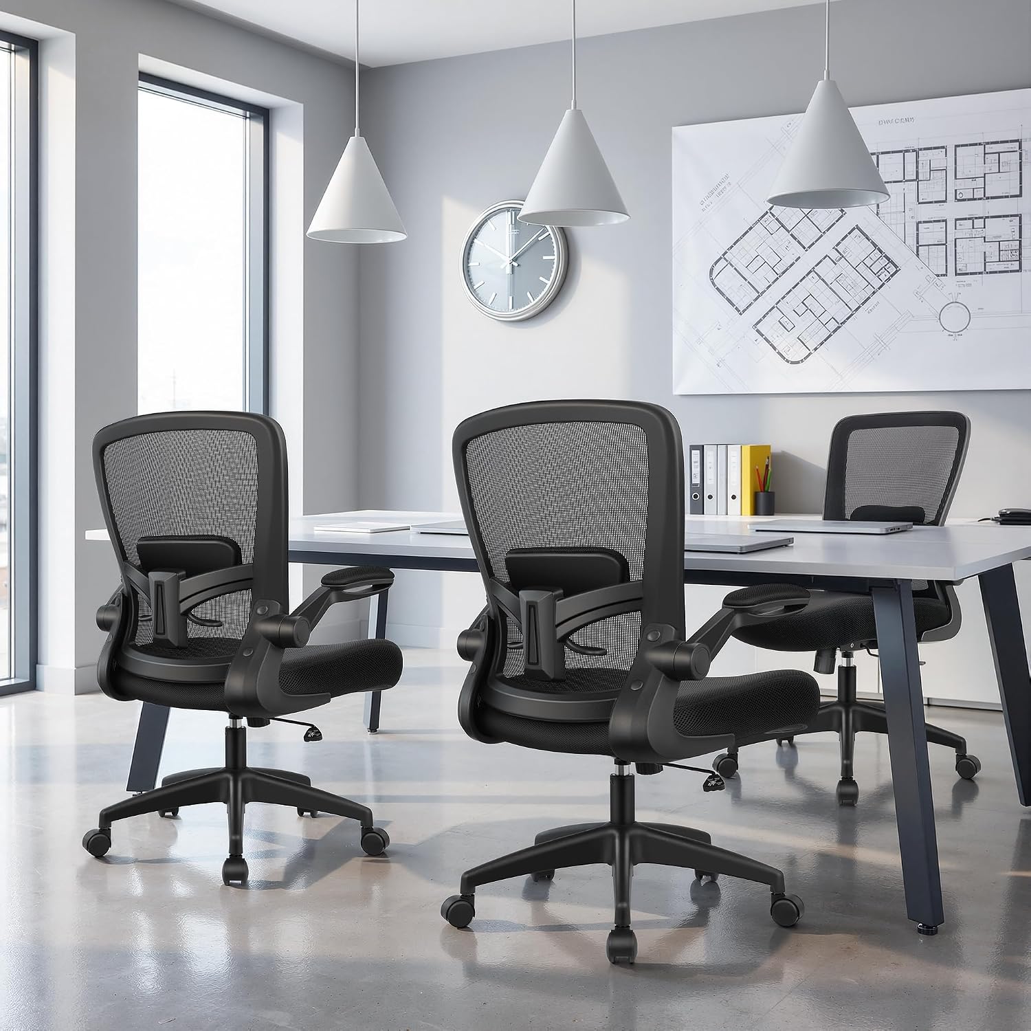 FelixKing Office Chair, Ergonomic Desk Chair Breathable Mesh Chairs — view 2