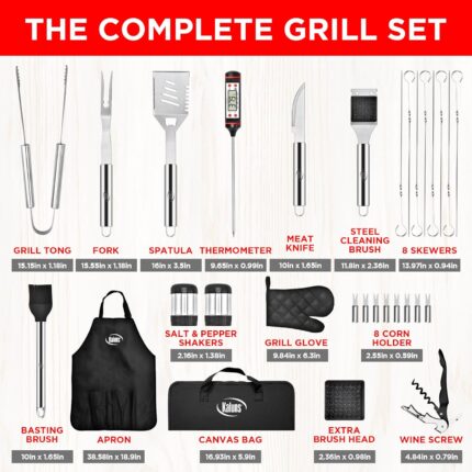 Deluxe BBQ Utensil Kit - image 2