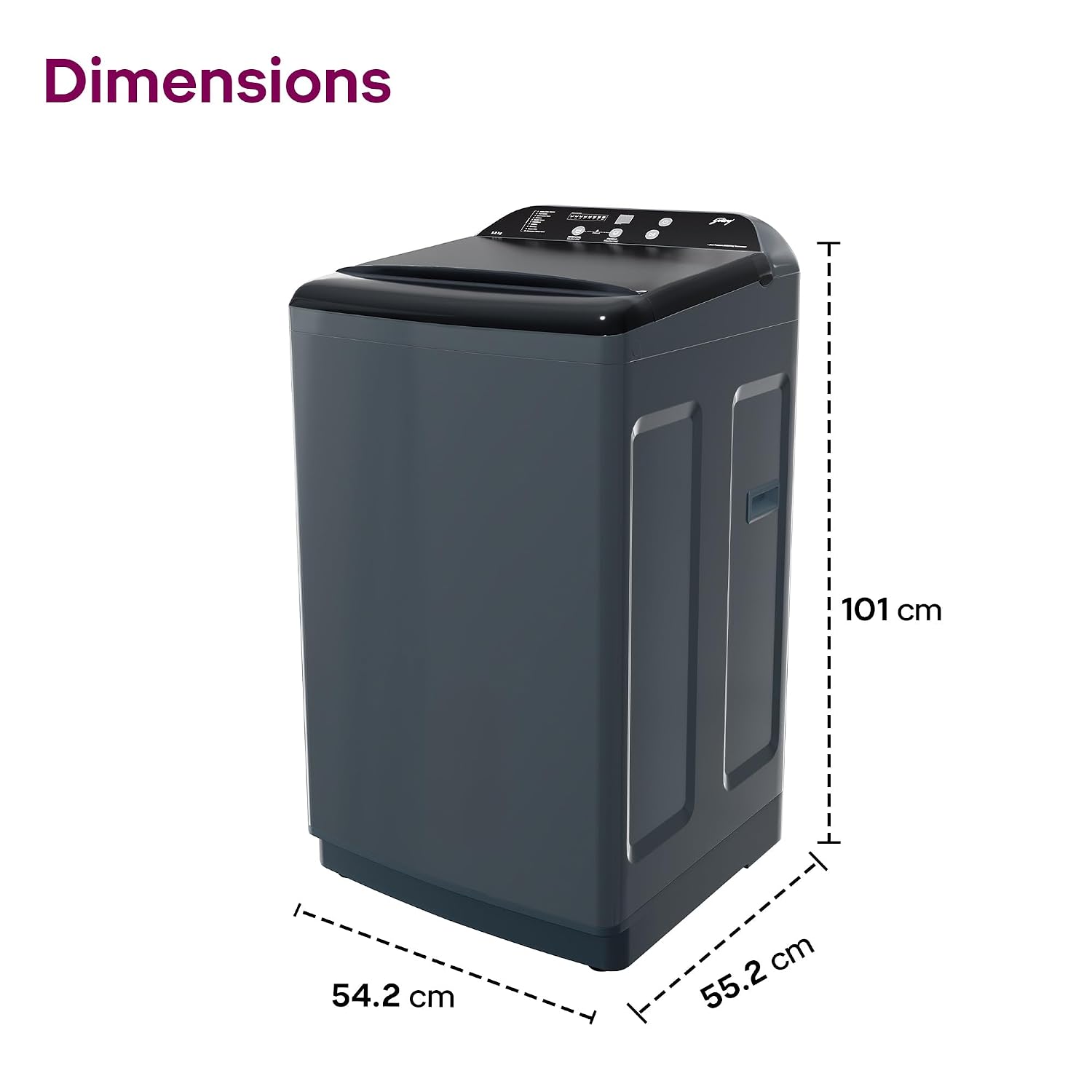 8kg AI Smart Top Load Washer
