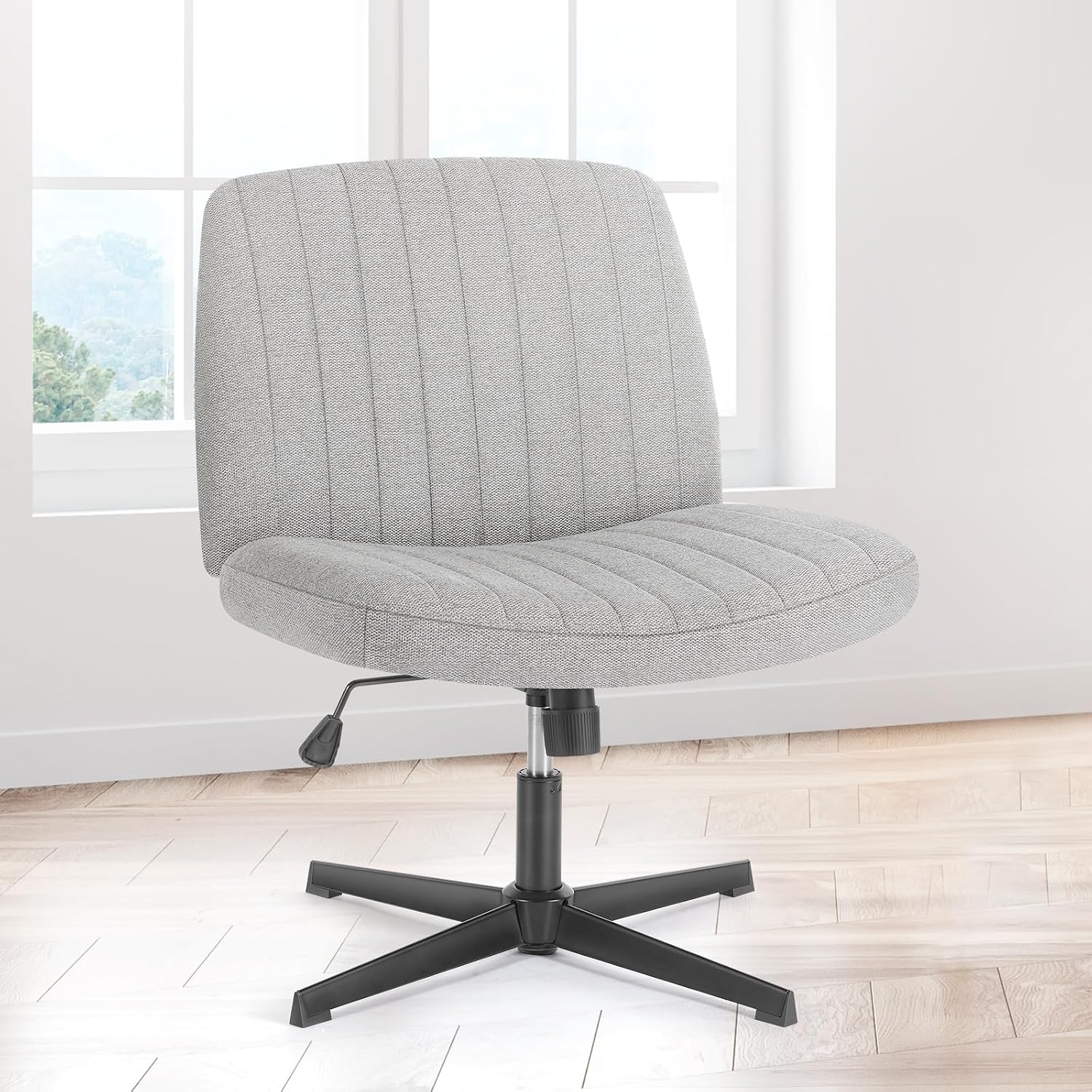Sweetcrispy Criss Cross Office Chair, Vanity Chair, Home Office
